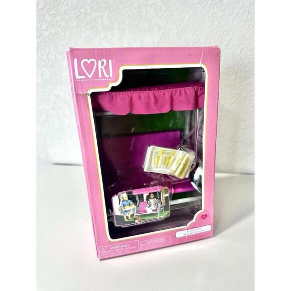LORI - Pink Garden Patio Furniture Set, Our Generation-for mini AG dolls - Picture 1 of 8